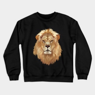 Fierce Brown Lion King Crewneck Sweatshirt